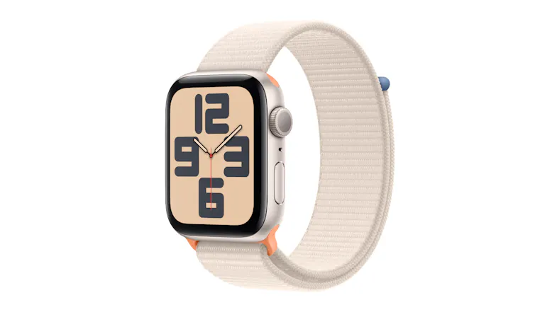 Apple Watch SE (3rd Gen) - Starlight Aluminium Case with Starlight Sport Loop (44mm, GPS, Bluetooth) Apple Watch SE (3rd Gen) - Starlight Aluminium Case with Starlight Sport Loop (44mm, GPS, Bluetooth)