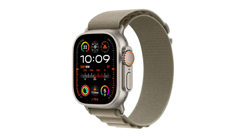Apple Watch Ultra 2 - Titanium Case with Olive Alpine Loop (49mm, Cellular & GPS, Bluetooth, Medium Loop) Apple Watch Ultra 2 - Titanium Case with Olive Alpine Loop (49mm, Cellular & GPS, Bluetooth, Medium Loop)
