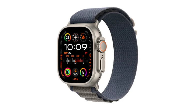 Apple Watch Ultra 2 - Titanium Case with Blue Alpine Loop (49mm, Cellular & GPS, Bluetooth, Large Loop) Apple Watch Ultra 2 - Titanium Case with Blue Alpine Loop (49mm, Cellular & GPS, Bluetooth, Large Loop)