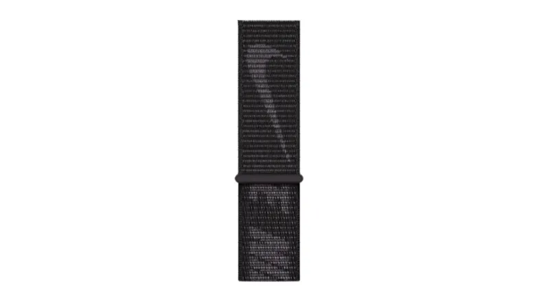 Nike Nylon Sports Loop Watch Strap for Apple Watch 45mm - Black (Reg) Nike Nylon Sports Loop Watch Strap for Apple Watch 45mm - Black (Reg)