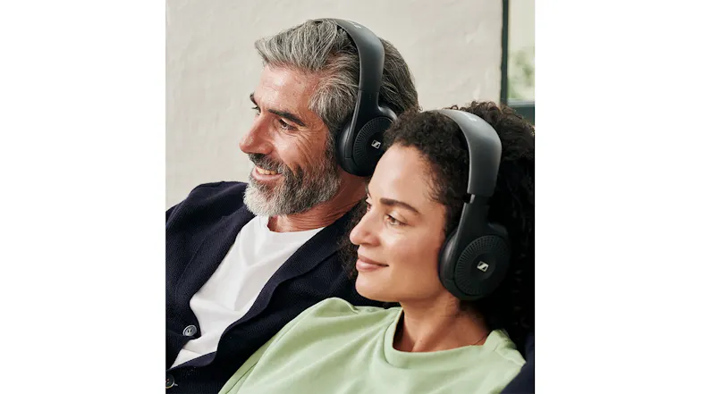 Sennheiser RS 120-W Digital Wireless Over-Ear TV Headphones - Black Sennheiser RS 120-W Digital Wireless Over-Ear TV Headphones - Black