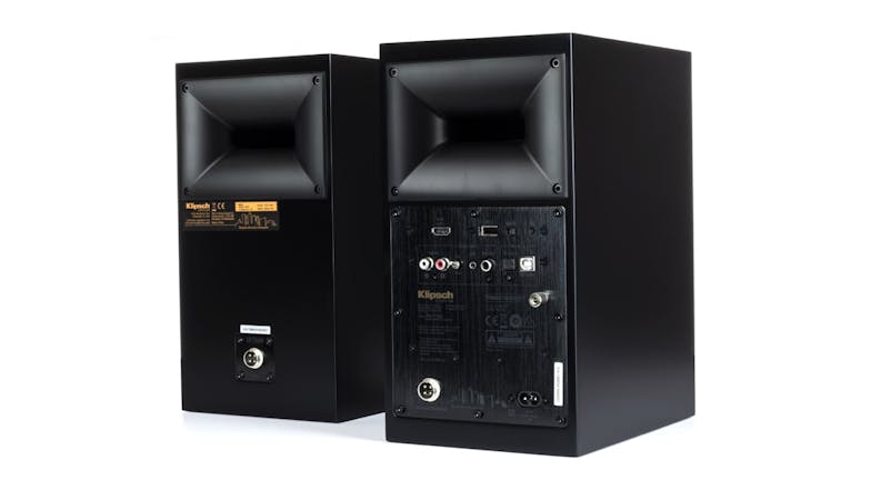Klipsch The Fives Powered Bookshelf Speaker - Black (Pair)