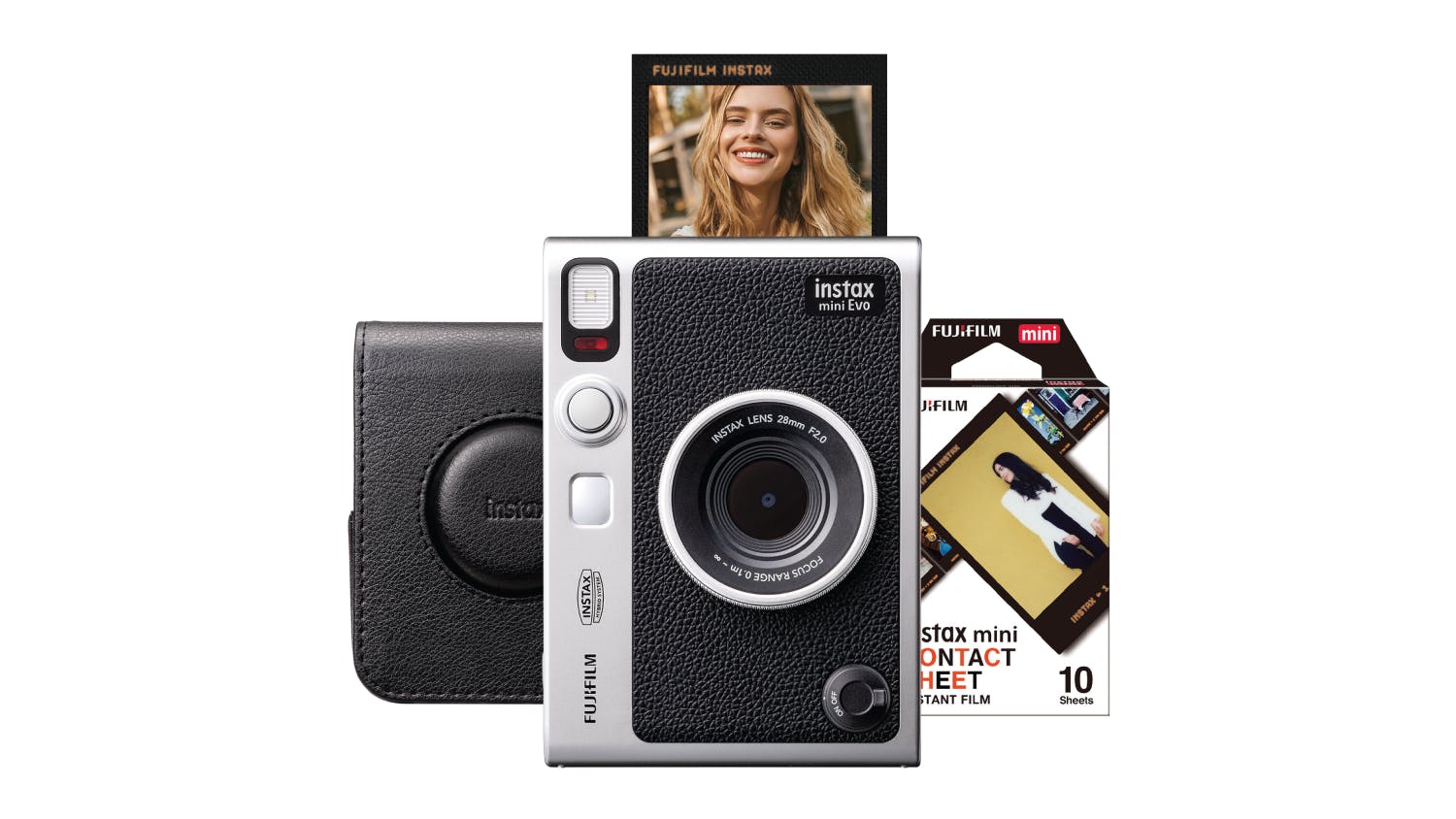 Instax Mini Evo Instant Film Camera - Black (2023 Limited Edition Gift Pack)