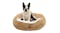 Charlie's "Snookie" Corncob Fabric Pet Bed with Hood Small - Latte Brown Charlie's "Snookie" Corncob Fabric Pet Bed with Hood Small - Latte Brown