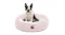 Charlie's "Snookie" Corncob Fabric Pet Bed with Hood Medium - Pink Charlie's "Snookie" Corncob Fabric Pet Bed with Hood Medium - Pink
