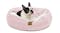 Charlie's "Snookie" Corncob Fabric Pet Bed with Hood Large - Pink Charlie's "Snookie" Corncob Fabric Pet Bed with Hood Large - Pink