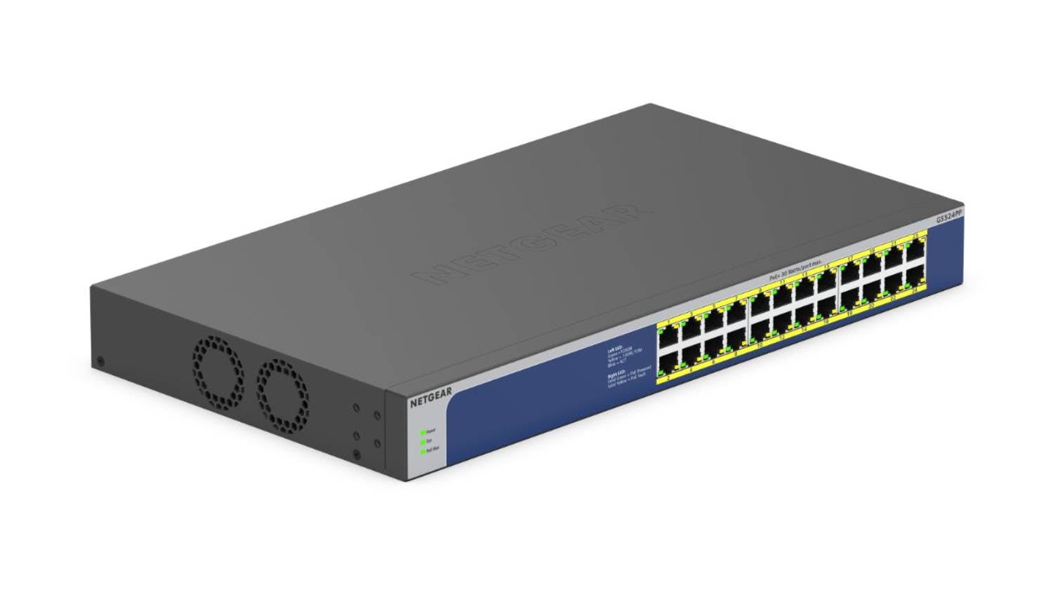 Netgear GS524PP 24-Port Gigabit Ethernet Switchboard 300W w/ PoE+