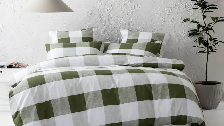 Alec Olive Duvet Cover Set by Nu Edition Alec Olive Duvet Cover Set by Nu Edition