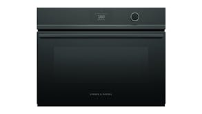 Fisher & Paykel 38L Combination Built-In Microwave Oven - Black Glass (Series 9/OM60NDTDB1)