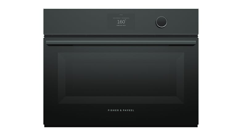 Fisher & Paykel 60cm Built-In Microwave Oven with 22 Functions - Black Glass (Series 9/OM60NMTDB1) Fisher & Paykel 60cm Built-In Microwave Oven with 22 Functions - Black Glass (Series 9/OM60NMTDB1)