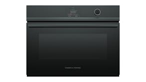 Fisher & Paykel 60cm Steam Clean 23 Function Built-In Compact Oven - Black Glass (Series 9/OS60NDTDB1)