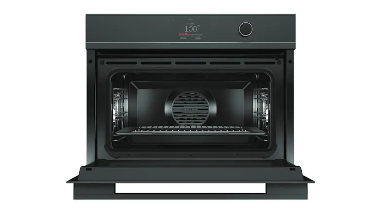 Fisher & Paykel 60cm Built-In Compact Steam Oven with 23 Functions - Black Glass (Series 9/OS60NDTDB1) Fisher & Paykel 60cm Built-In Compact Steam Oven with 23 Functions - Black Glass (Series 9/OS60NDTDB1)