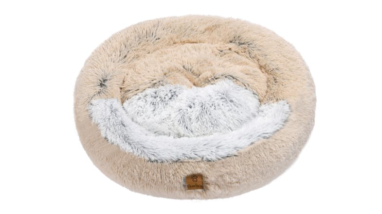 Charlie's "Snookie" Faux Fur Pet Bed w/ Hood Large - Cream Charlie's "Snookie" Faux Fur Pet Bed w/ Hood Large - Cream