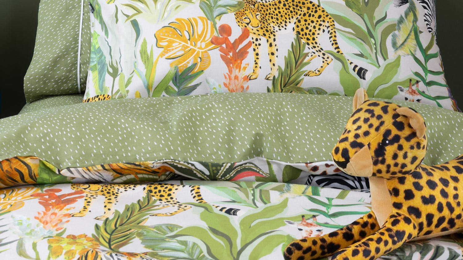 Cheetah Cushion by Squiggles