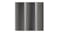Cadence & Co. "Byron" Matte Velvet Blackout Curtain Twin Pack 225 x 223cm - Silver Cadence & Co. "Byron" Matte Velvet Blackout Curtain Twin Pack 225 x 223cm - Silver