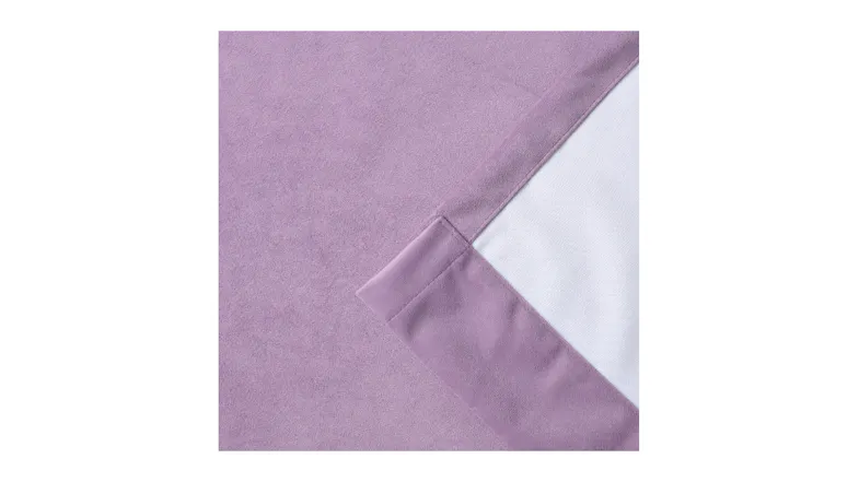 Cadence & Co. "Byron" Matte Velvet Blackout Curtain Twin Pack 90 x 223cm - Lilac Cadence & Co. "Byron" Matte Velvet Blackout Curtain Twin Pack 90 x 223cm - Lilac