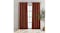 Cadence & Co. "Byron" Matte Velvet Blackout Curtain Twin Pack 225 x 223cm - Rust Cadence & Co. "Byron" Matte Velvet Blackout Curtain Twin Pack 225 x 223cm - Rust