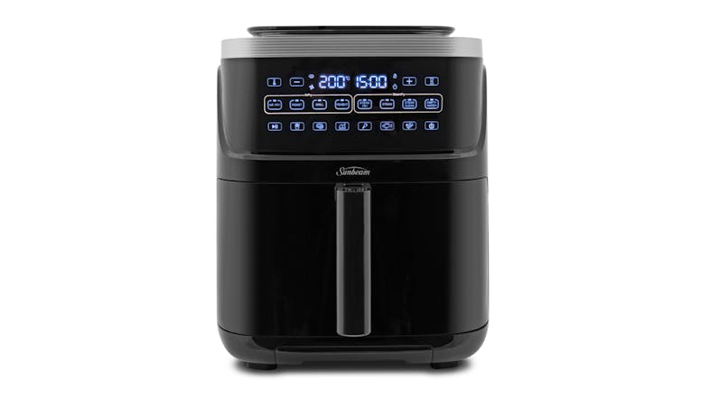 Front view of the Sunbeam SteamFry 7L Air Fryer and Steam Front view of the Sunbeam SteamFry 7L Air Fryer and Steam