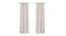 Sherwood Home Faux Linen Blackout Curtain Twin Pack 225 x 223cm - Porcelain Sherwood Home Faux Linen Blackout Curtain Twin Pack 225 x 223cm - Porcelain