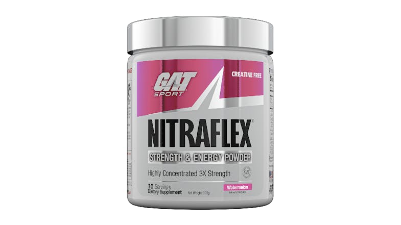 GAT Sport Nitraflex Strength & Energy Supplement - Watermelon (30 srv.) GAT Sport Nitraflex Strength & Energy Supplement - Watermelon (30 srv.)