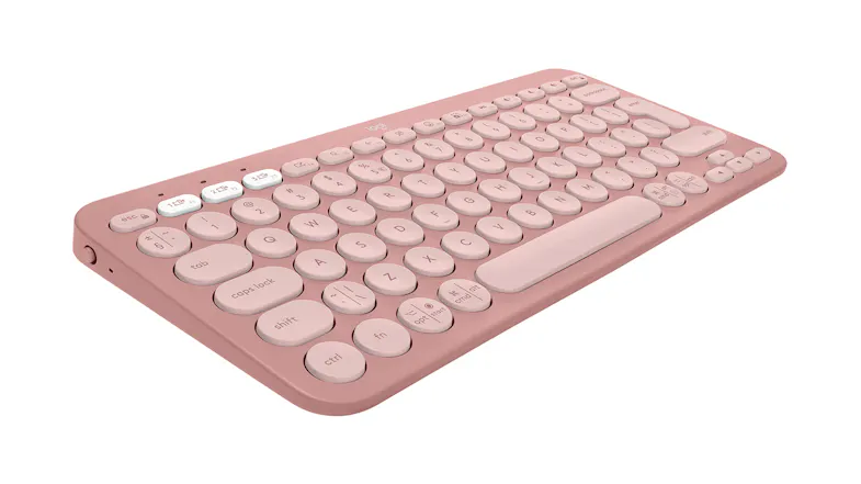 Logitech Keys 2 K380s Pebble Wireless Keyboard - Tonal Rose Logitech Keys 2 K380s Pebble Wireless Keyboard - Tonal Rose