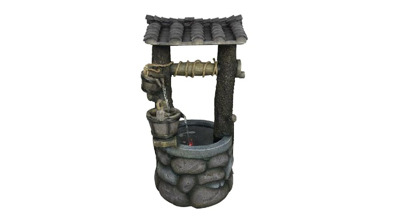 TSB Living Solar Powered Water Feature - Old Well TSB Living Solar Powered Water Feature - Old Well