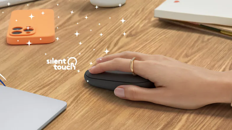 Logitech Mouse 2 M350s Pebble Wireless Mouse - Tonal Graphite Logitech Mouse 2 M350s Pebble Wireless Mouse - Tonal Graphite