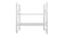 TSB Living 2 Tier Longspan Shelving Unit 2m - Grey-White TSB Living 2 Tier Longspan Shelving Unit 2m - Grey-White