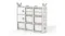 TSB Living Children's Toy Storage Shelf - White/Grey TSB Living Children's Toy Storage Shelf - White/Grey