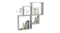 Cube wall shelves with an interlocking design Cube wall shelves with an interlocking design