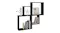 Cube wall shelves with an interlocking design Cube wall shelves with an interlocking design