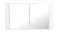 NNEVL LED Backlit Bathroom Mirror Cabinet in 80 x 12 x 45cm NNEVL LED Backlit Bathroom Mirror Cabinet in 80 x 12 x 45cm