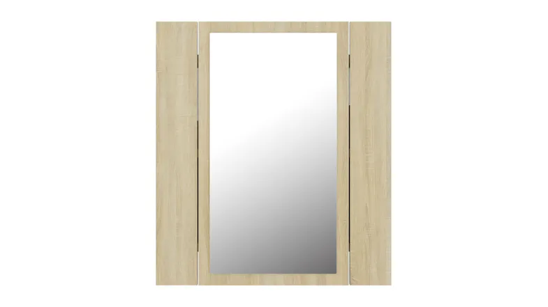 NNEVL LED Backlit Bathroom Mirror Cabinet in 40 x 12 x 45cm NNEVL LED Backlit Bathroom Mirror Cabinet in 40 x 12 x 45cm