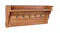 NNEVL Wall-Mounted Coat Rack w/ Shelf 80 x 16.5 x 35cm - Teak Wood NNEVL Wall-Mounted Coat Rack w/ Shelf 80 x 16.5 x 35cm - Teak Wood