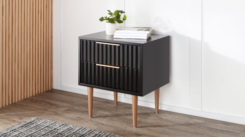 Cuba 2 Drawer Bedside Table Cuba 2 Drawer Bedside Table