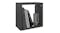 Single gloss grey floating cube shelf styled with books and a small decorative objectg Cube Wall Shelves 4pcs. 26 x 15 x 26 - Gloss Grey Single gloss grey floating cube shelf styled with books and a small decorative objectg Cube Wall Shelves 4pcs. 26 x 15 x 26 - Gloss Grey