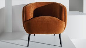Cilla Tub Chair - Rust