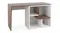 TSB Living Writing Desk with Cubby - Walnut/White TSB Living Writing Desk with Cubby - Walnut/White