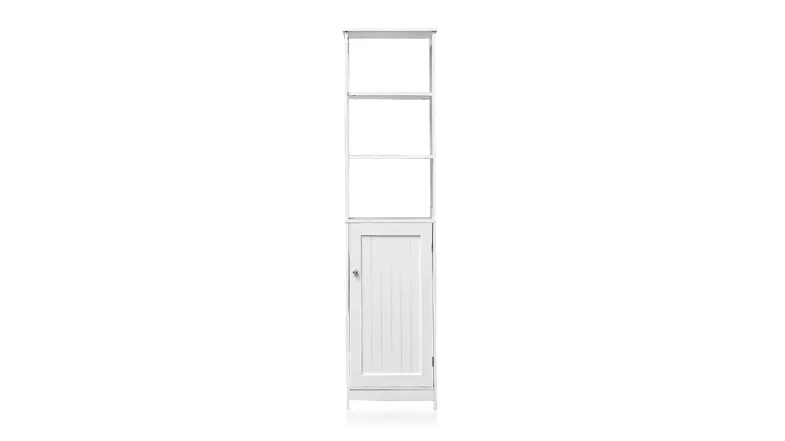 TSB Living Bathroom Cabinet & Shelf - White TSB Living Bathroom Cabinet & Shelf - White