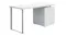 TSB Living Katrina Metal Frame Desk w/ Drawers - White TSB Living Katrina Metal Frame Desk w/ Drawers - White