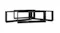 NNEVL Wall Shelves Floating Rectangle 4pcs. 60 x 15 x 33cm - Gloss Black NNEVL Wall Shelves Floating Rectangle 4pcs. 60 x 15 x 33cm - Gloss Black