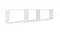 NNEVL Floating Rectangle Wall Shelves 2pcs. 100 x 15 x 30 - White NNEVL Floating Rectangle Wall Shelves 2pcs. 100 x 15 x 30 - White