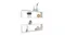 NNEVL Floating Rectangle Wall Shelves 2pcs. 100 x 15 x 30 - White NNEVL Floating Rectangle Wall Shelves 2pcs. 100 x 15 x 30 - White