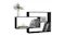 NNEVL Wall Shelves 104 x 20 x 58.5cm - Gloss Black NNEVL Wall Shelves 104 x 20 x 58.5cm - Gloss Black