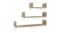 NNEVL U-Shape Floating Wall Shelves 3pcs. - Sonoma Oak NNEVL U-Shape Floating Wall Shelves 3pcs. - Sonoma Oak