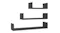 NNEVL U-shape wall shelves in three different sizes NNEVL U-shape wall shelves in three different sizes