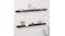NNEVL Ledge Wall Shelves 2pcs. 115 x 9 x 3cm - Black NNEVL Ledge Wall Shelves 2pcs. 115 x 9 x 3cm - Black