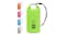 Large green 20L dry bag featured alongside other available colors: orange, pink, blue, and white Large green 20L dry bag featured alongside other available colors: orange, pink, blue, and white