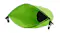 Top-down interior view of the green dry bag showing the black waterproof lining Top-down interior view of the green dry bag showing the black waterproof lining