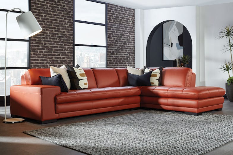 Dylan 3 Seater Leather Corner Sofa with Chaise Dylan 3 Seater Leather Corner Sofa with Chaise